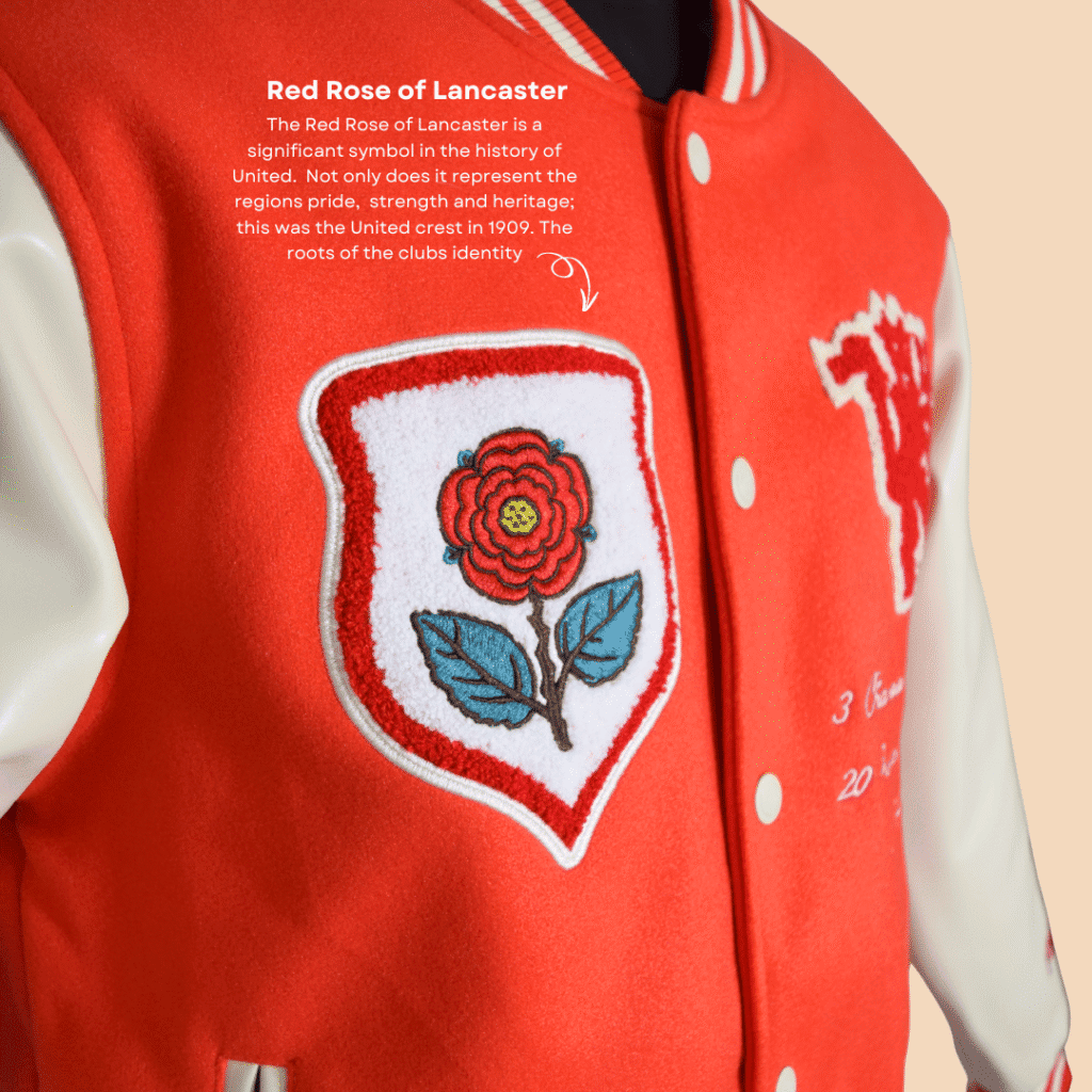 The Red Devil Manchester United Varsity Jacket