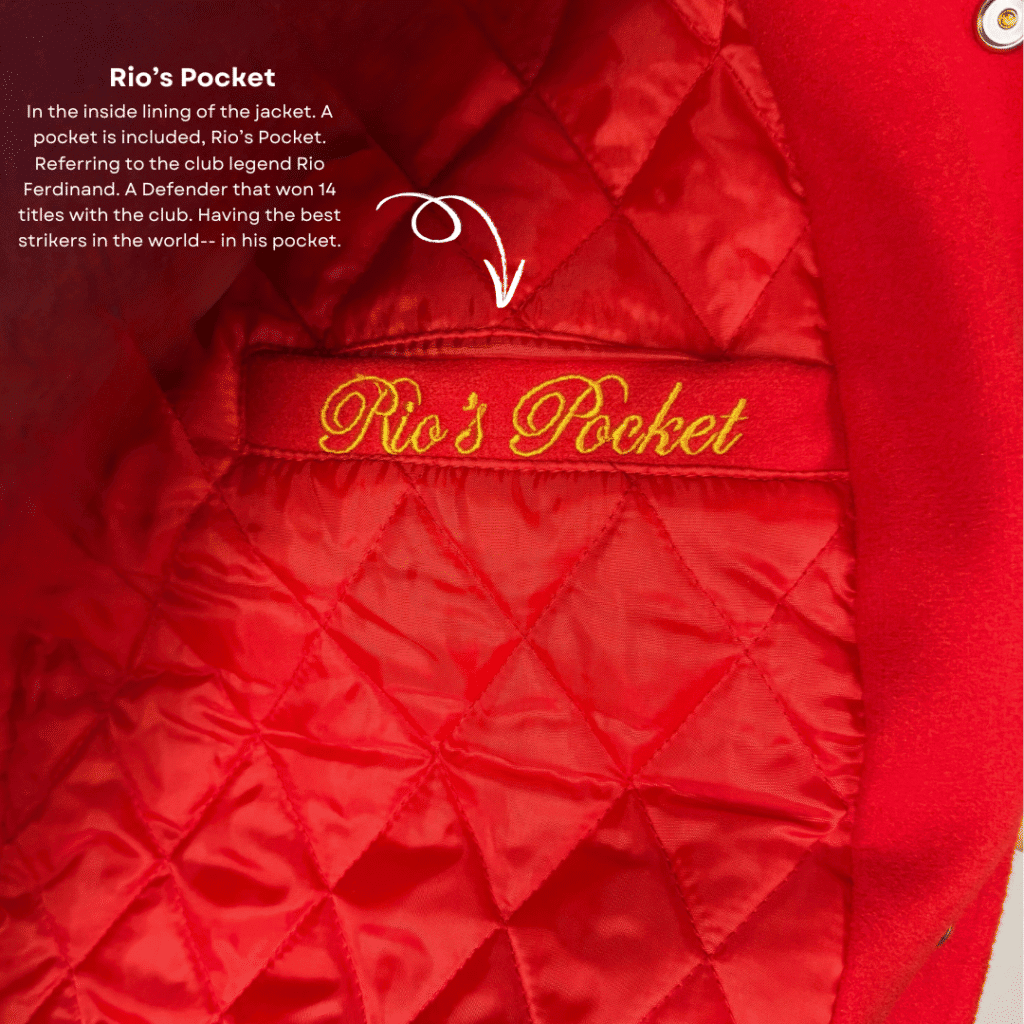 The Red Devil Manchester United Varsity Jacket