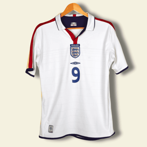 2003 England home - Wayne Rooney #9 Medium