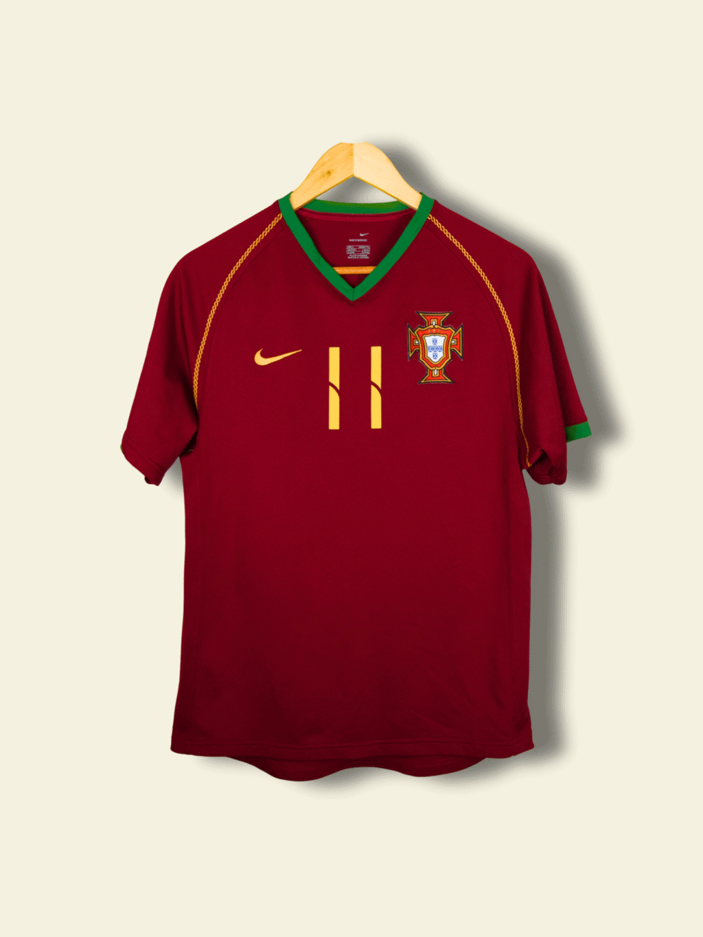 2006 Portugal home - Simão Sabrosa #11 Small U6SYS 119265 Nike