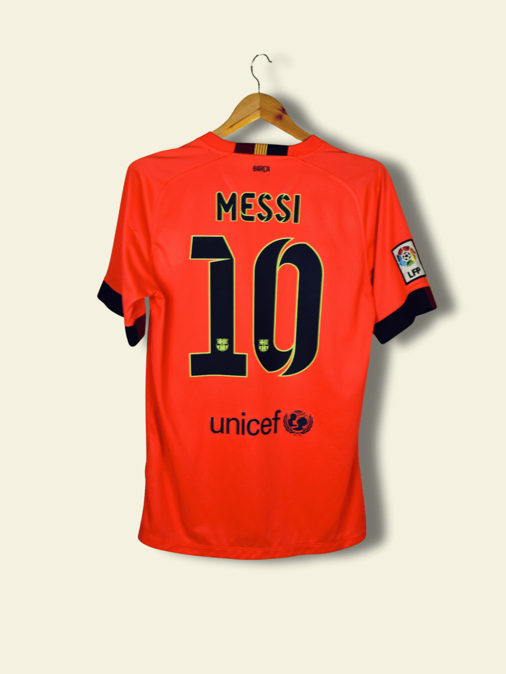 2014 Barcelona Away- Lionel Messi #10 Medium 610595-672 Nike