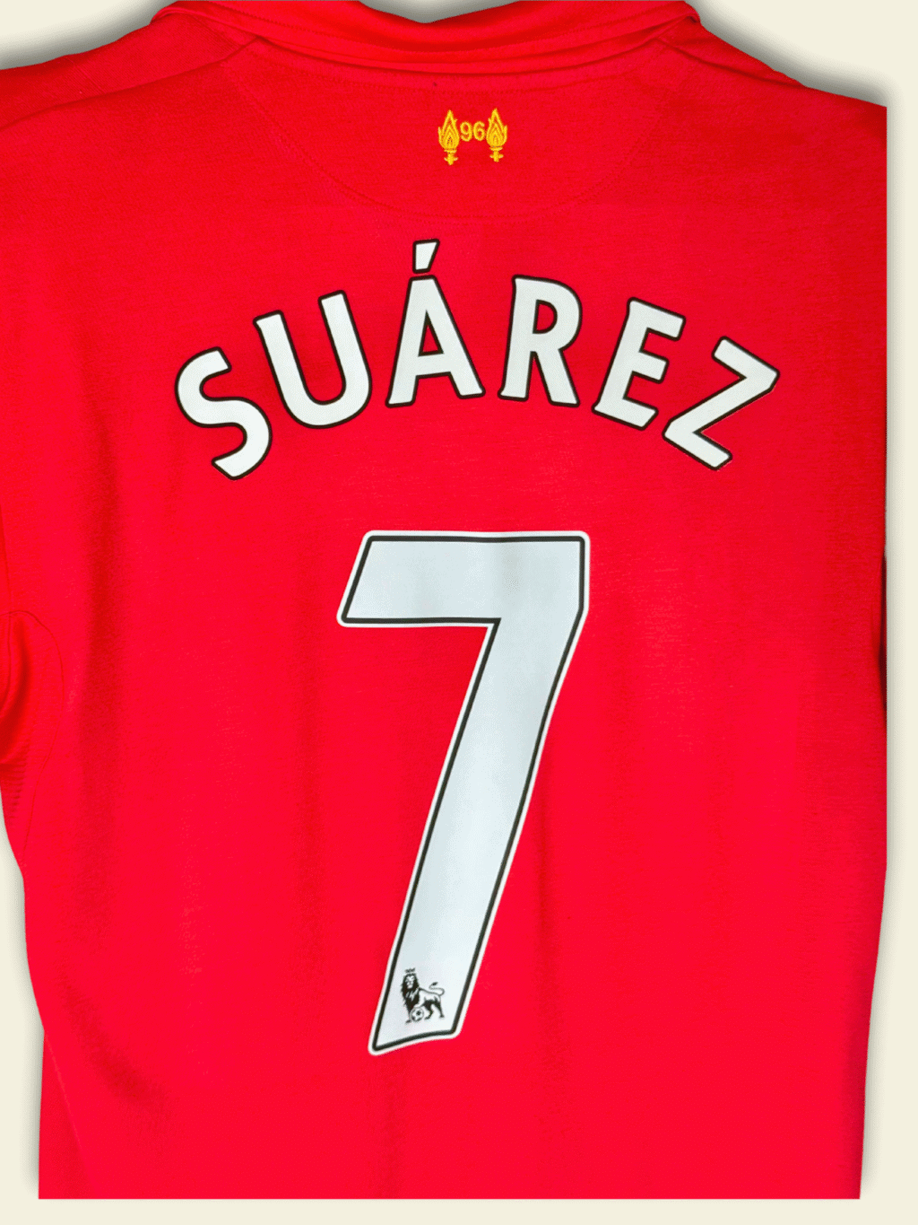 2012 Liverpool Home - Luis Suarez #7 Large WSTM200 Warrior