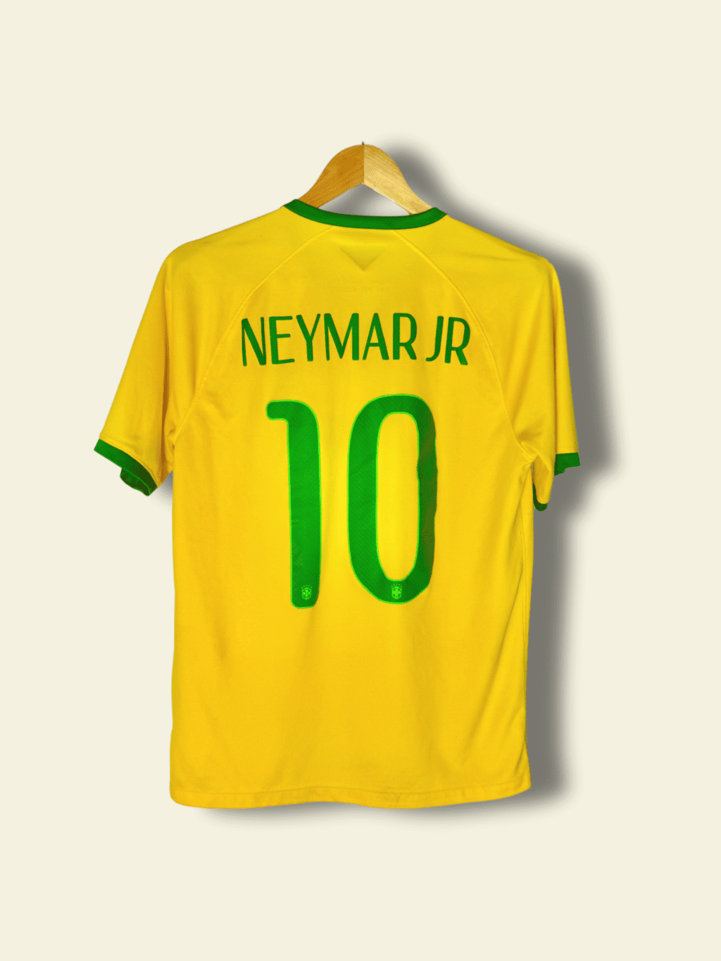 2014 Brazil Home - Neymar Jr #10 Medium 575280-703 Nike