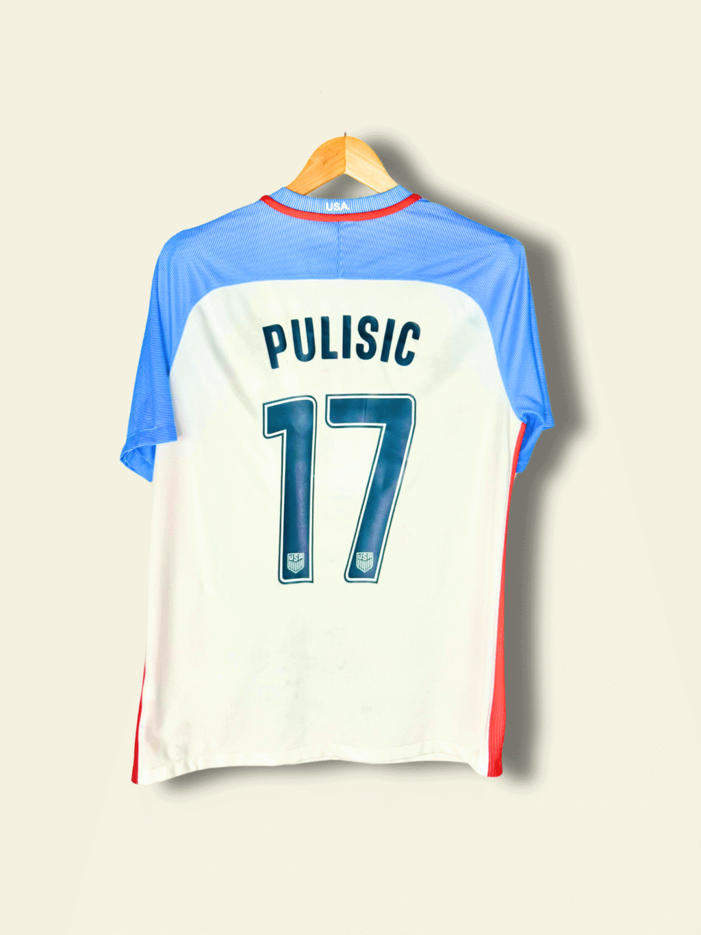 2016 USA Home - Christian Pulisic #17 Large 724643-100 Nike