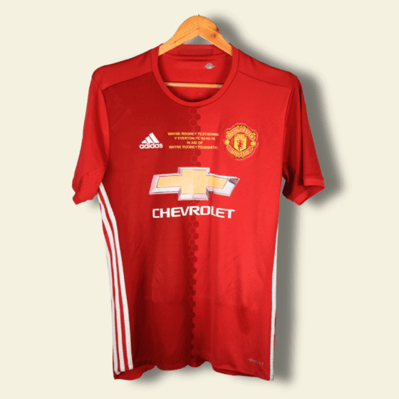 2015/16 Manchester United Home (Wayne Rooney Testimonial Edition) - Wayne Rooney #10 Medium AI6720 Adidas
