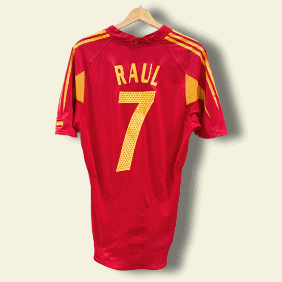 2004 Spain Home - Raul #7 Medium 600179 Adidas