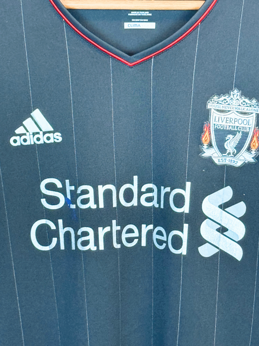 2011 Liverpool Away - Luis Suarez #7 Large V13870 Adidas