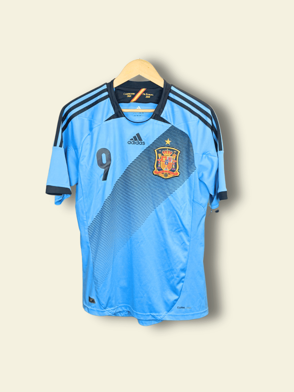 2012 Spain Away - Fernando Torres #9 Medium X11346 Adidas
