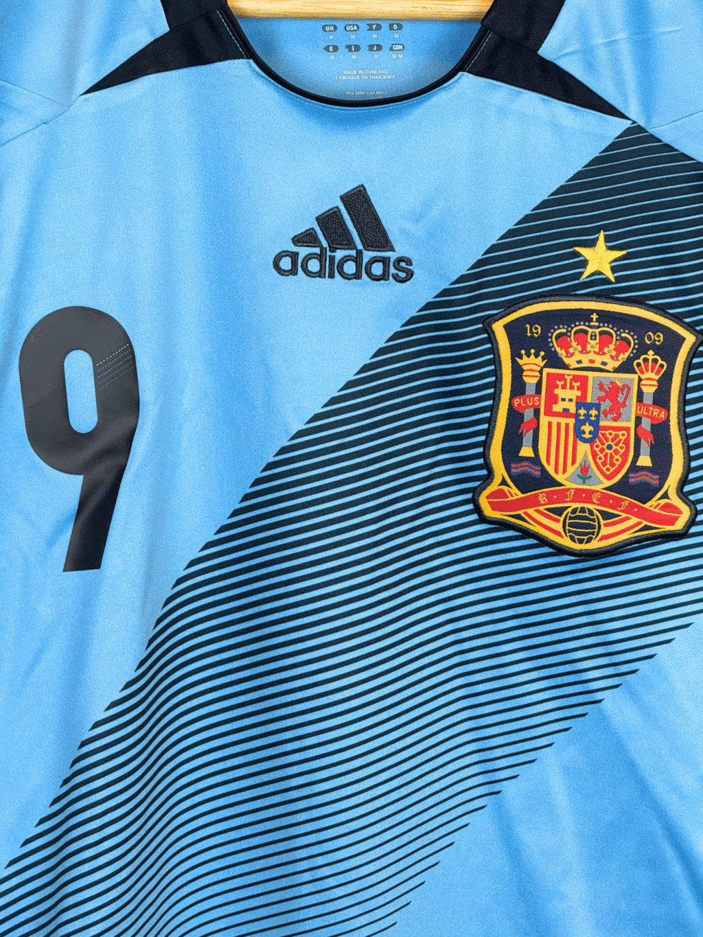 2012 Spain Away - Fernando Torres #9 Medium X11346 Adidas