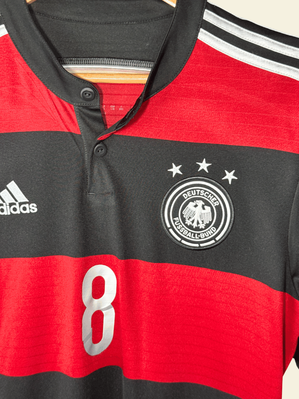 2014 Germany Away - Mesut Ozil #8 Large G74520 Adidas