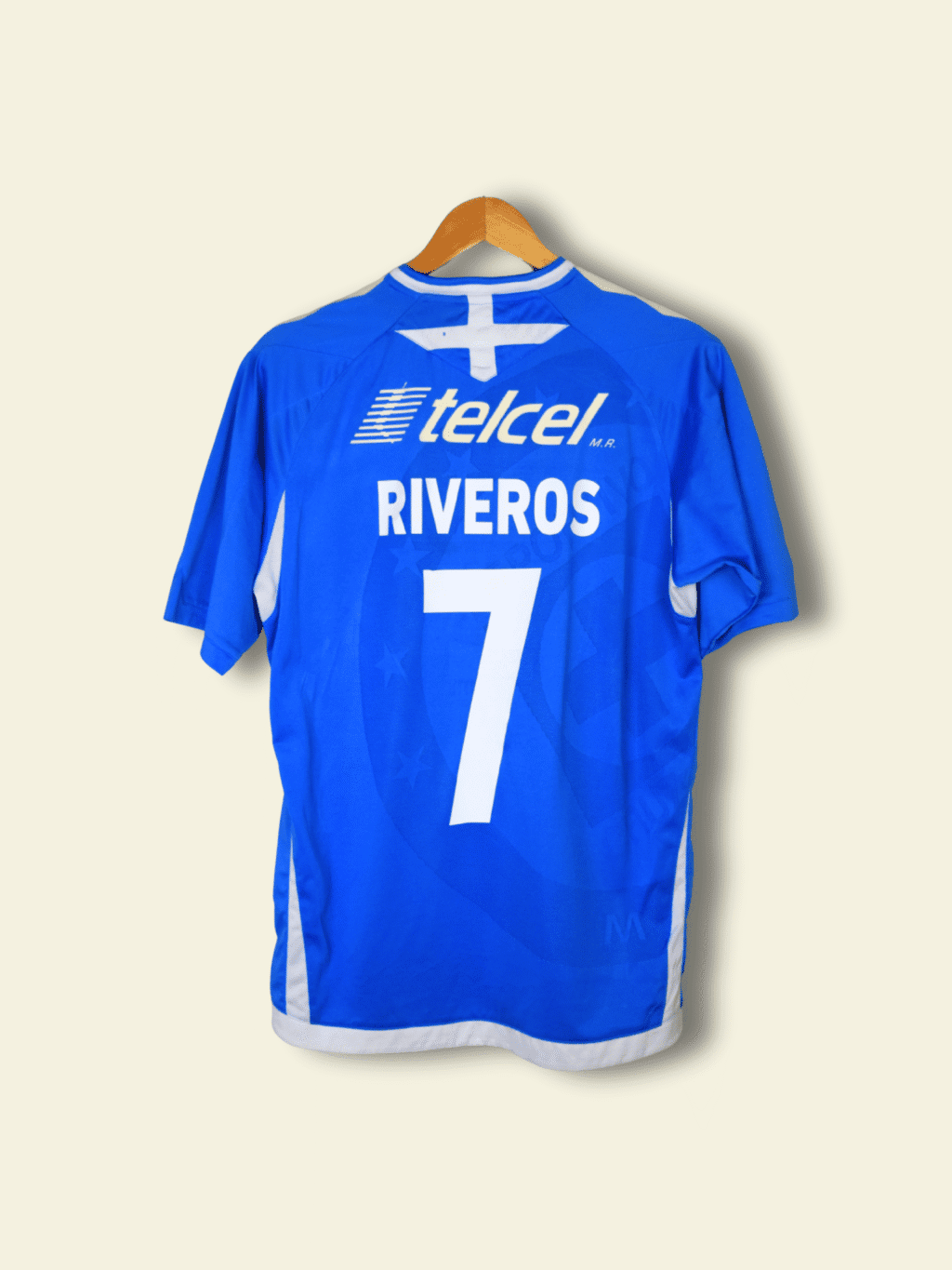 2008 Cruz Azul Home - Carlos Riveros #7 Medium no-mpn