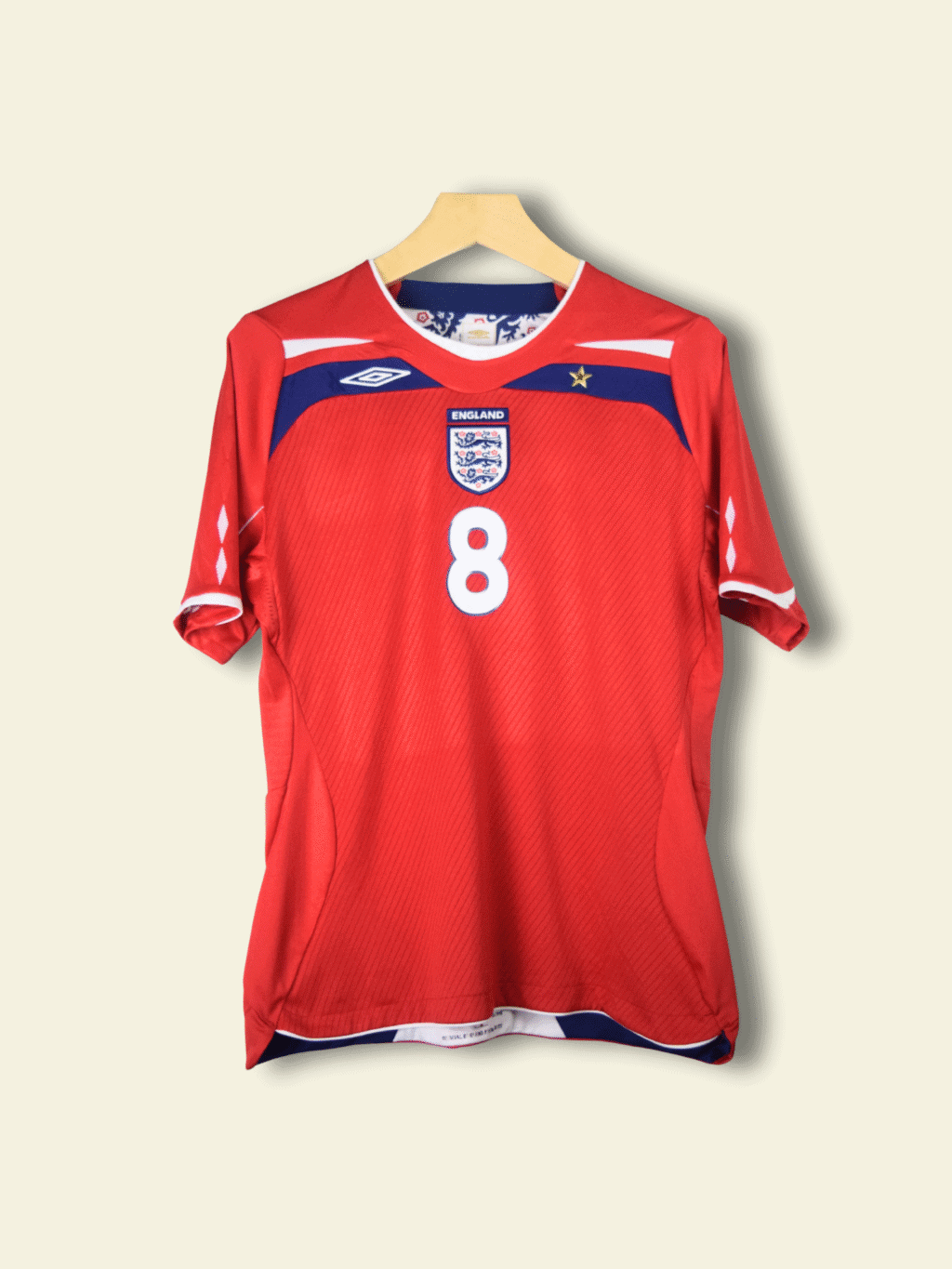 2008 England Away - Frank Lampard #8 Youth XL no-mpn