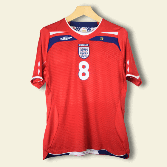 2008 England Away - Frank Lampard #8 Youth XL no-mpn