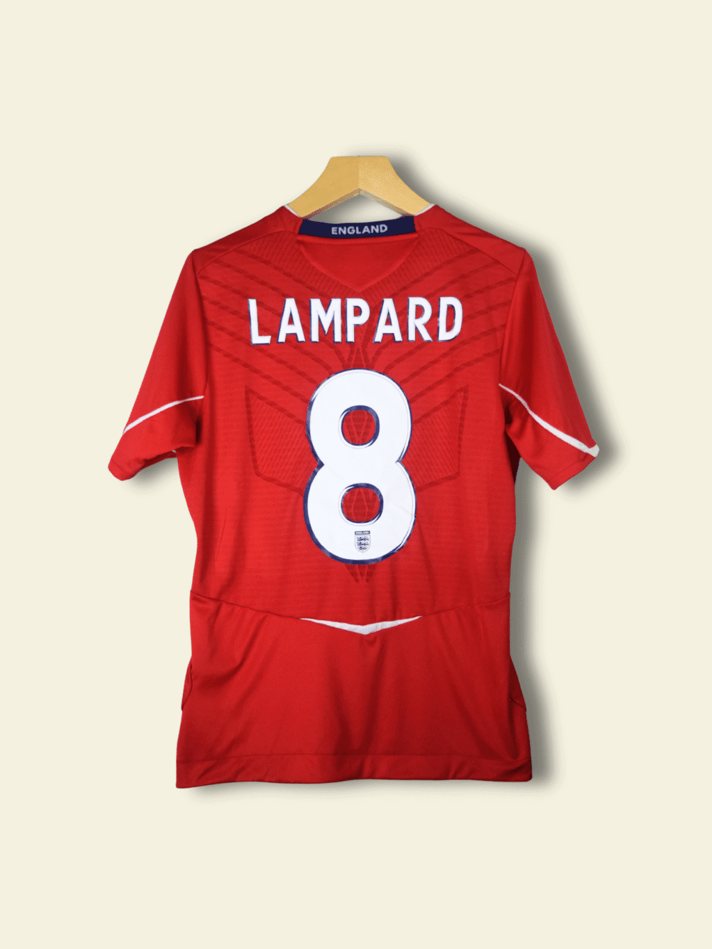 2008 England Away - Frank Lampard #8 Youth XL no-mpn