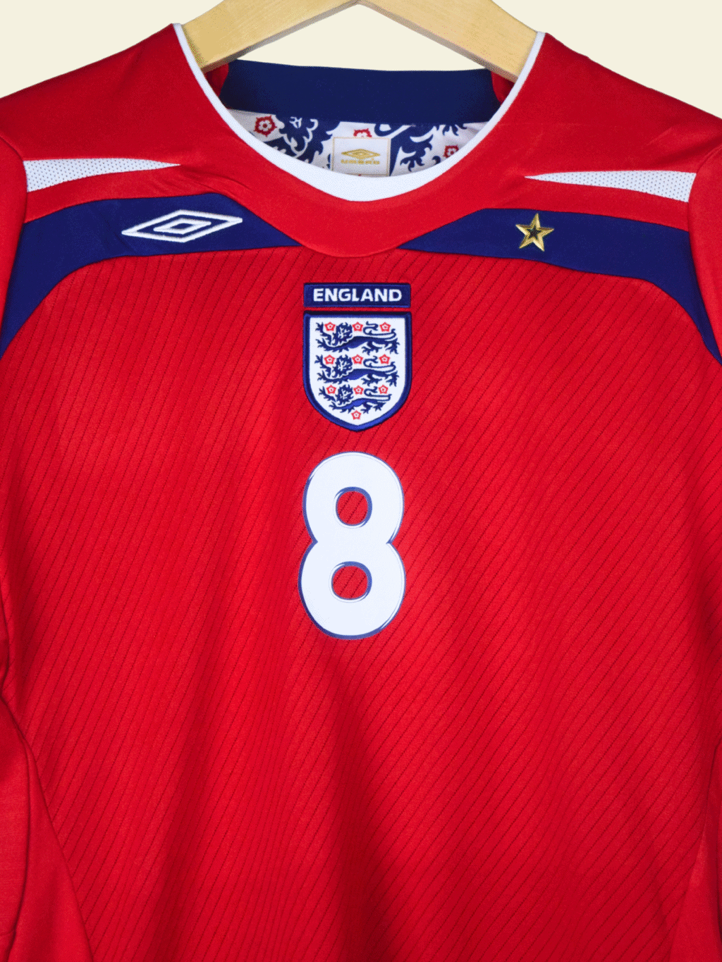2008 England Away - Frank Lampard #8 Youth XL no-mpn