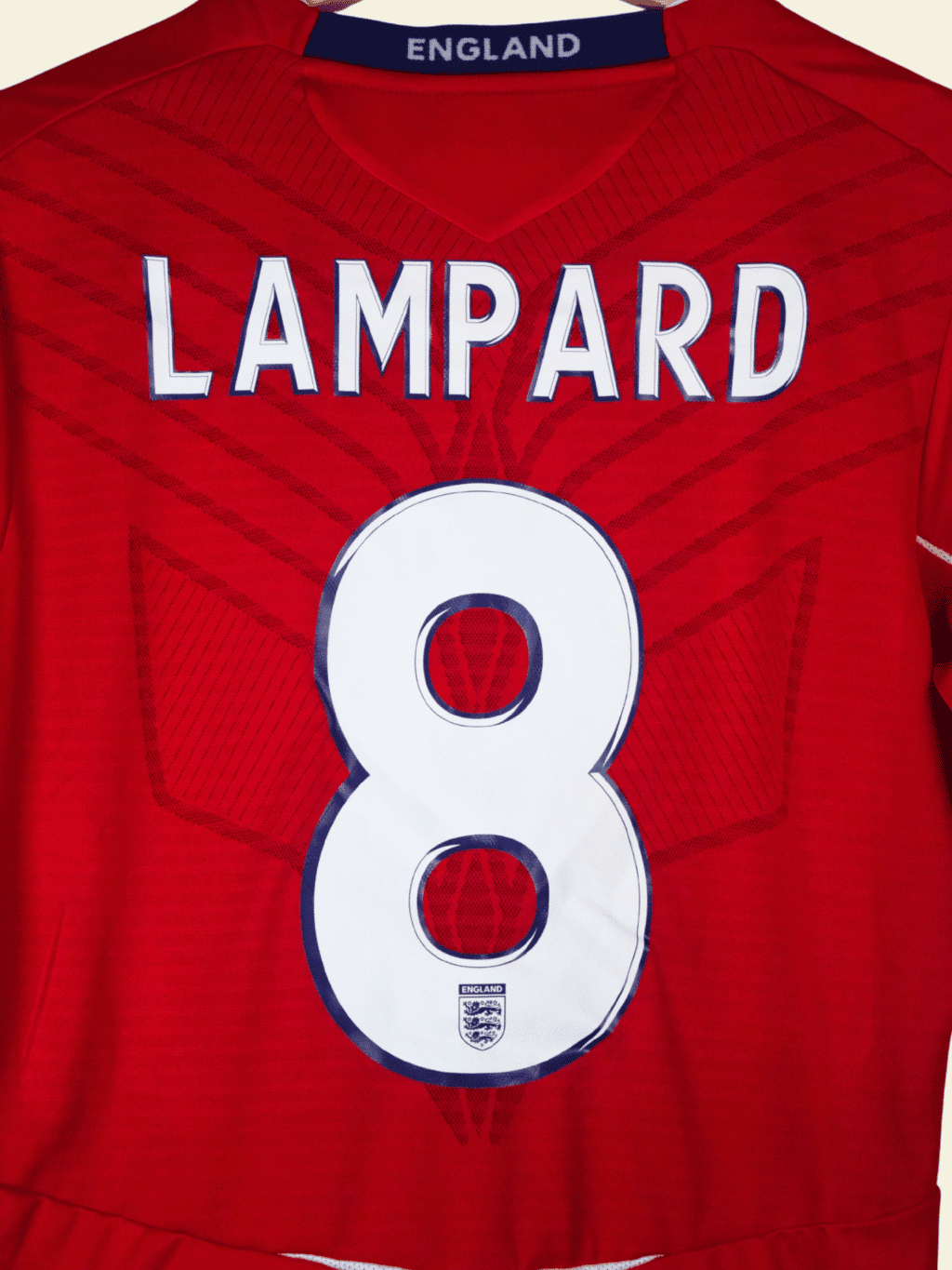 2008 England Away - Frank Lampard #8 Youth XL no-mpn