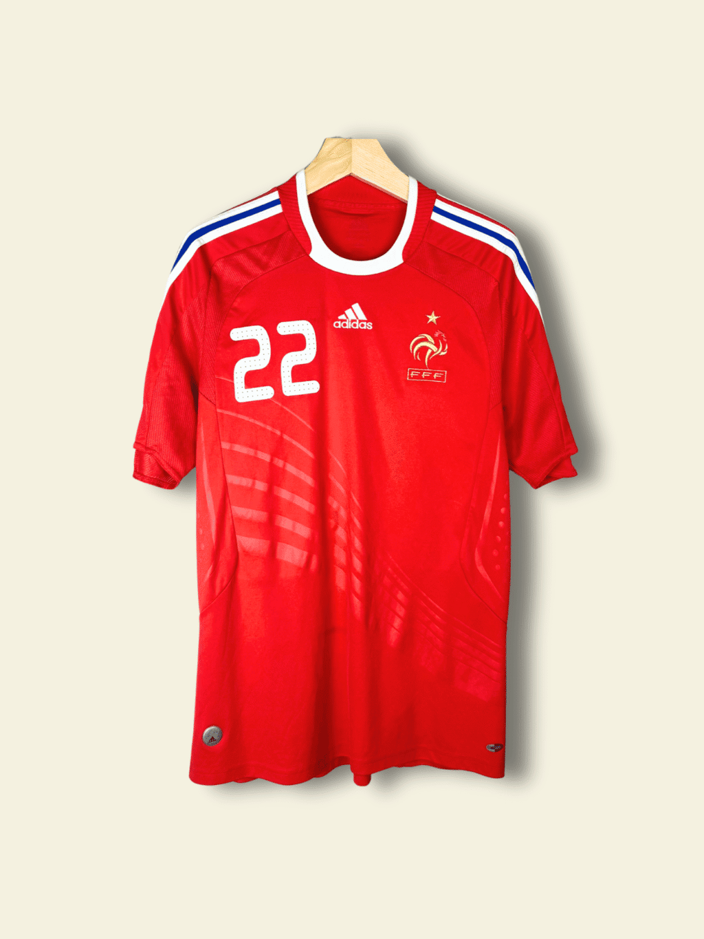 2008 France Away - Franck Ribery #22 Large 618916 Adidas