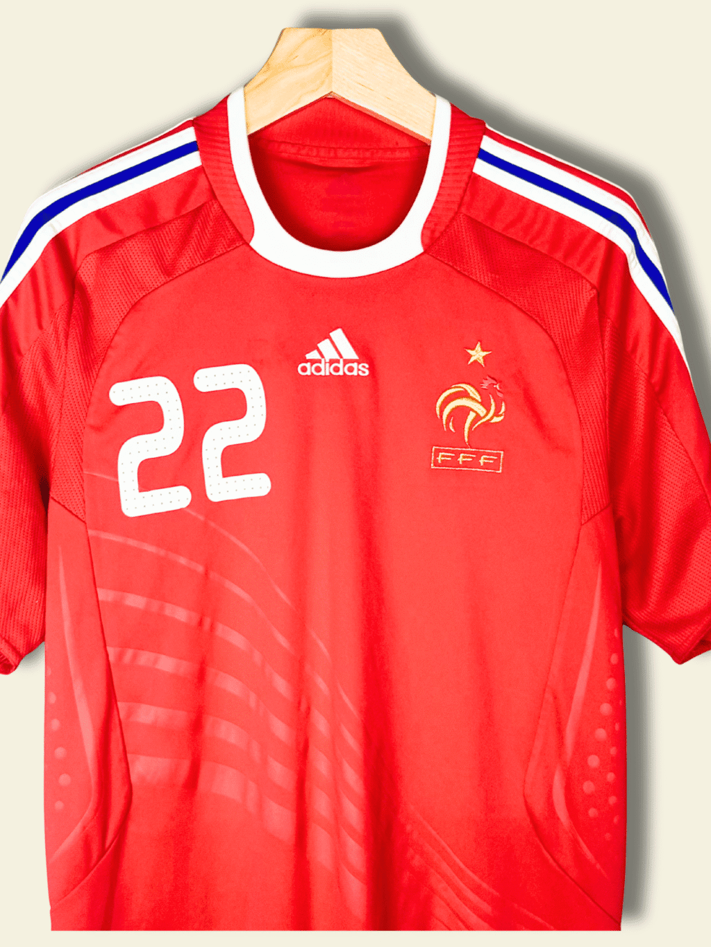 2008 France Away - Franck Ribery #22 Large 618916 Adidas
