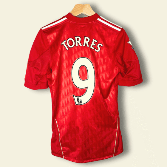 2010 Liverpool Home - Fernando Torres #9 Small P96763 Adidas