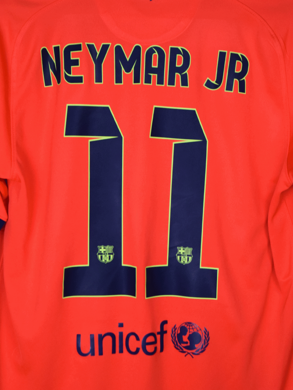 2014 Barcelona Away - Neymar Jr #11 Medium 610595-672 Nike