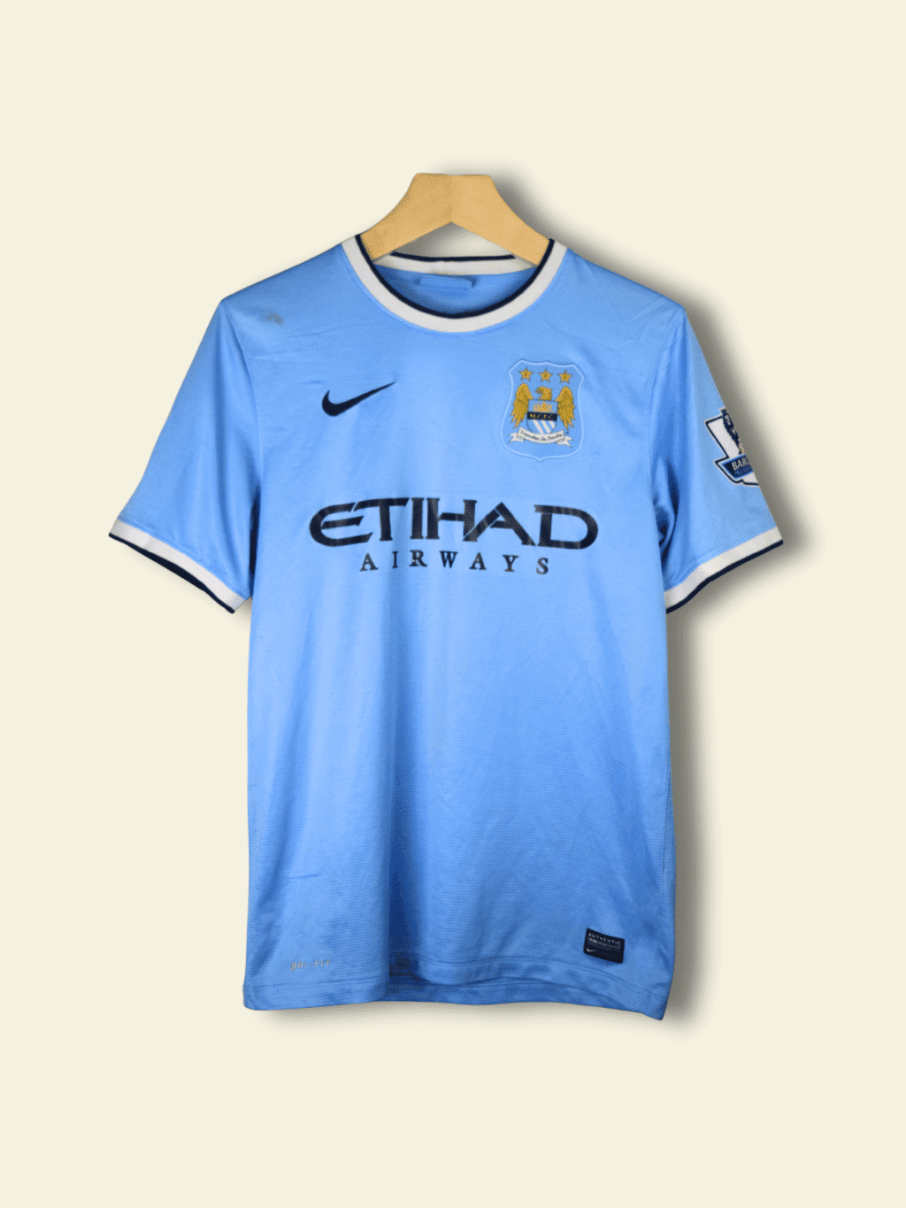 2014 Manchester City Home - Jesus Navas #15 Small 574863-489 Nike