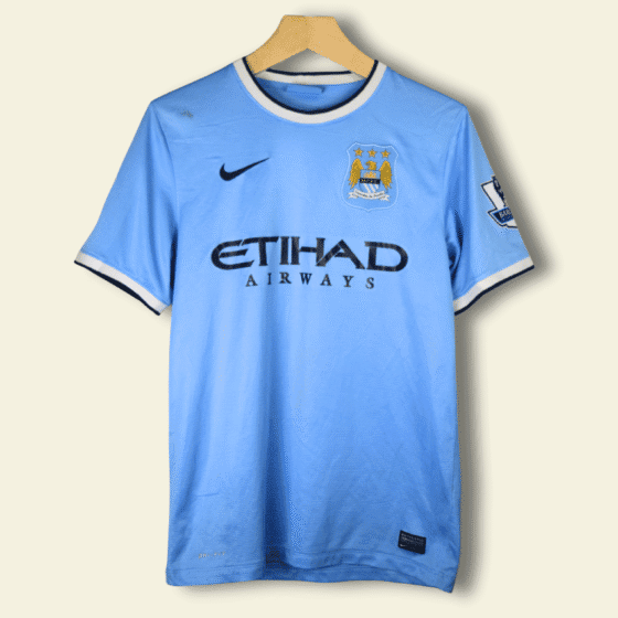 2014 Manchester City Home - Jesus Navas #15 Small 574863-489 Nike