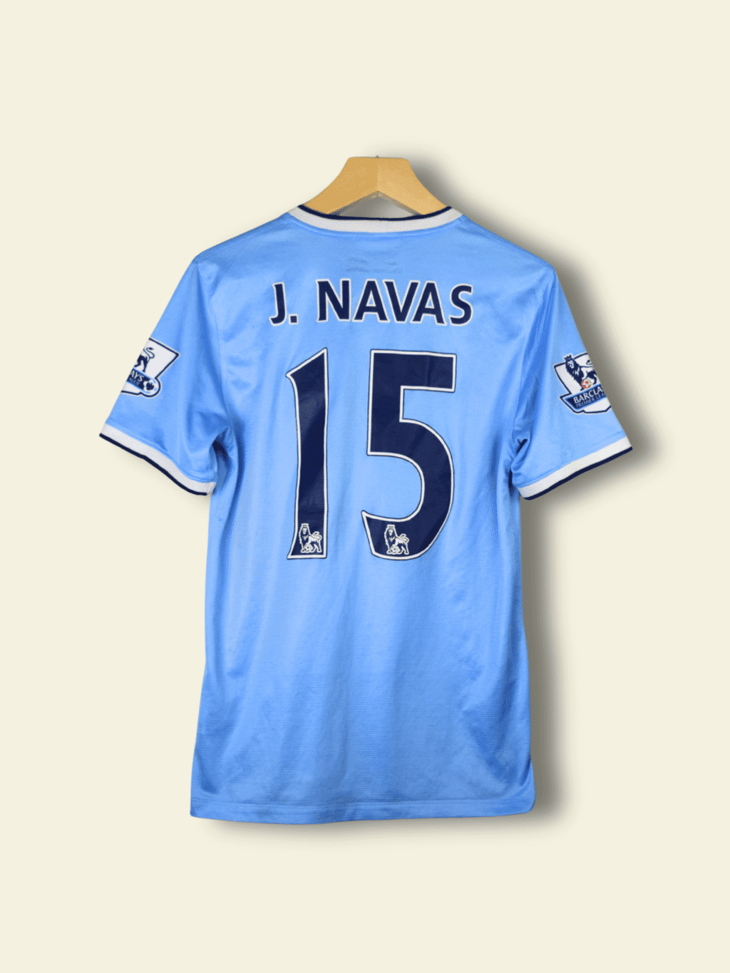 2014 Manchester City Home - Jesus Navas #15 Small 574863-489 Nike