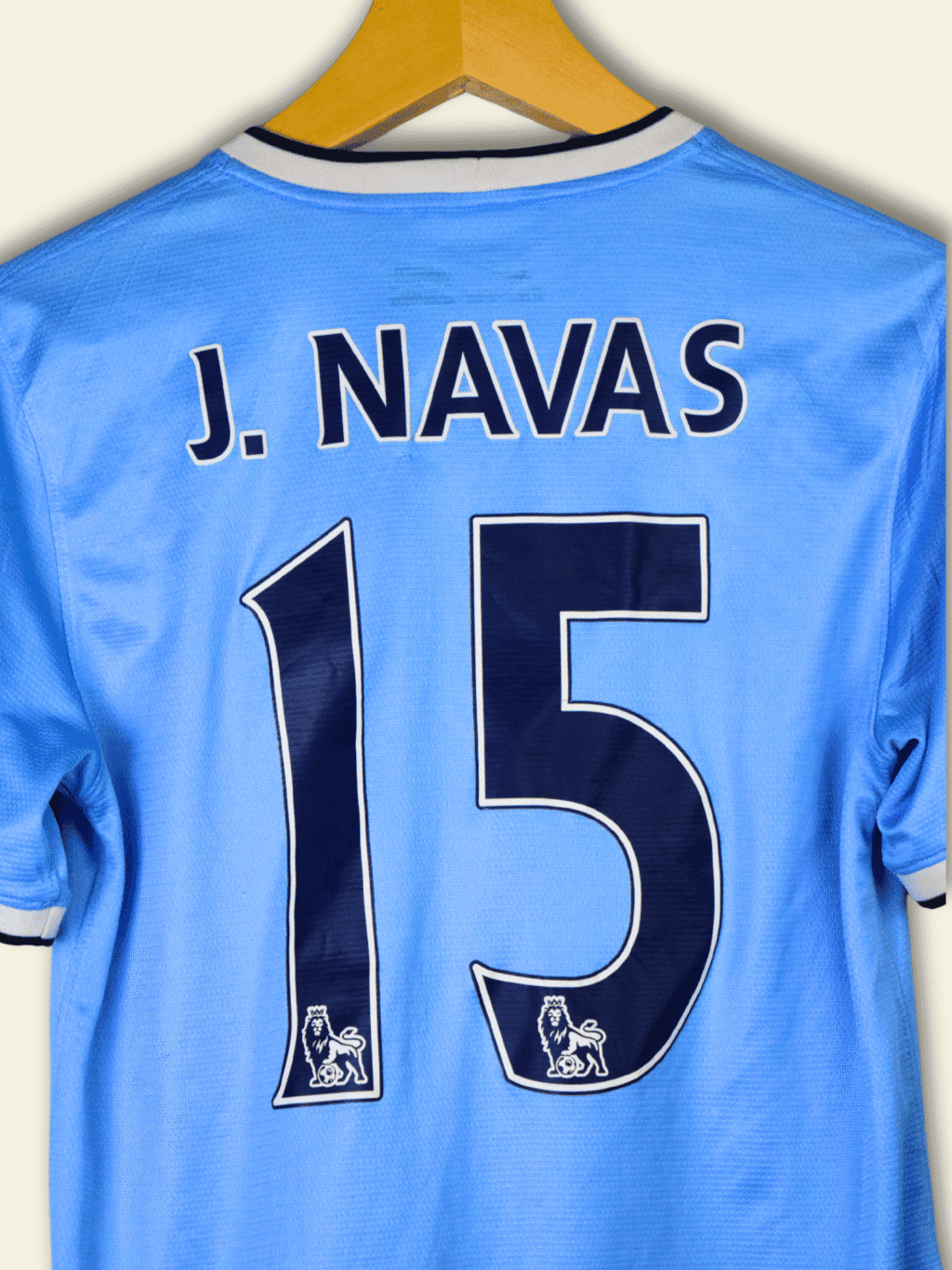 2014 Manchester City Home - Jesus Navas #15 Small 574863-489 Nike