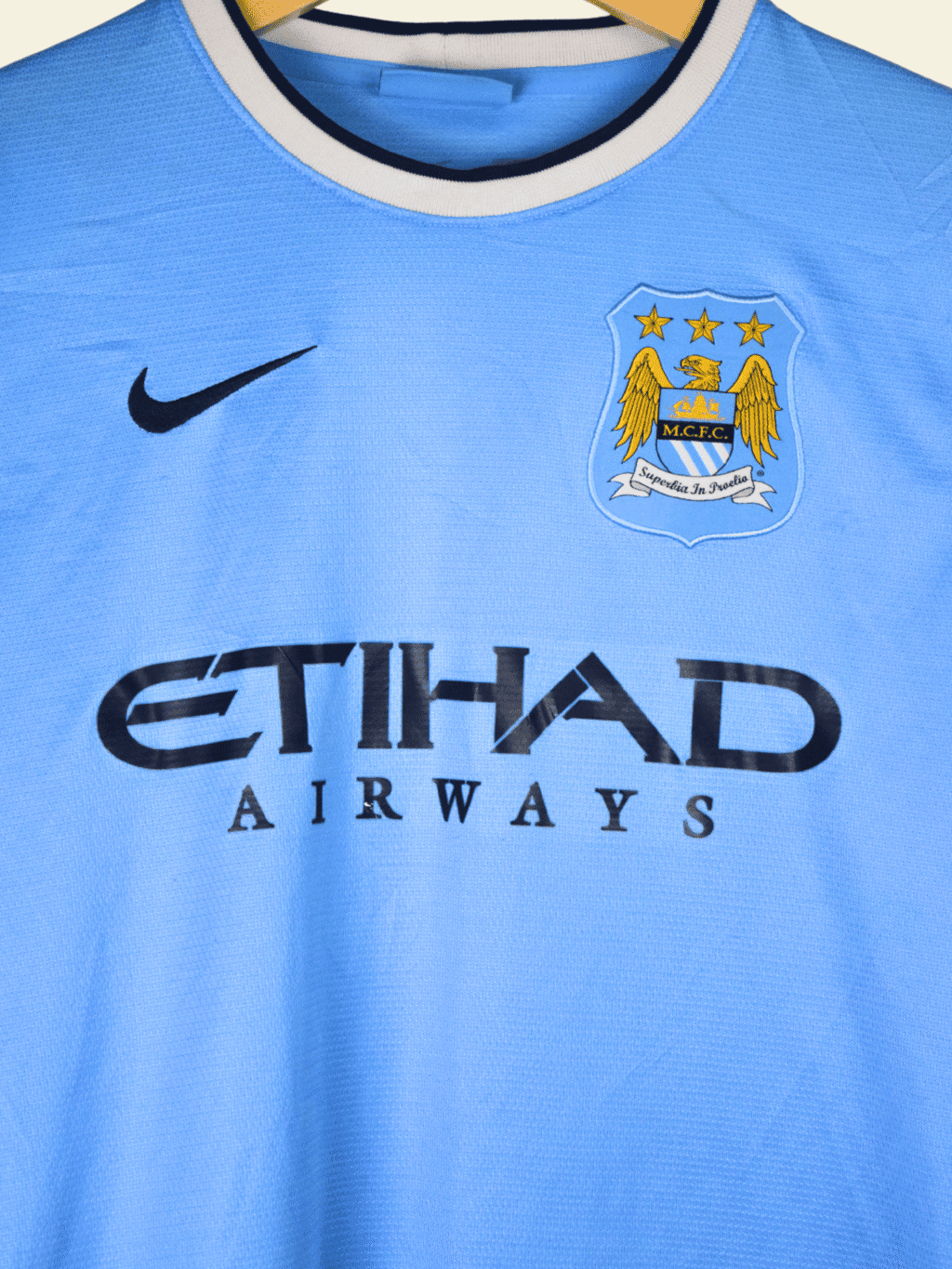 2014 Manchester City Home - Jesus Navas #15 Small 574863-489 Nike
