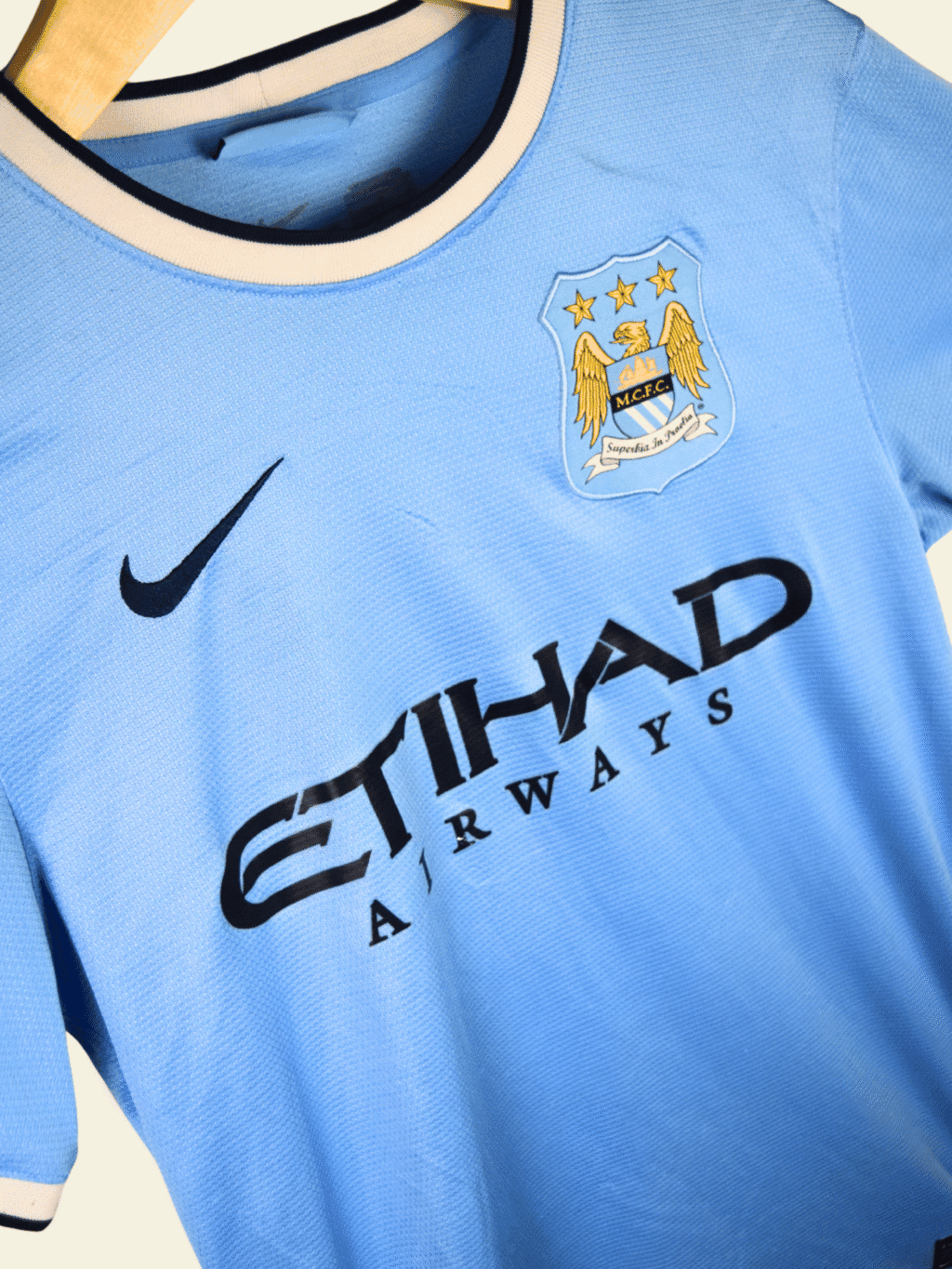 2014 Manchester City Home - Jesus Navas #15 Small 574863-489 Nike