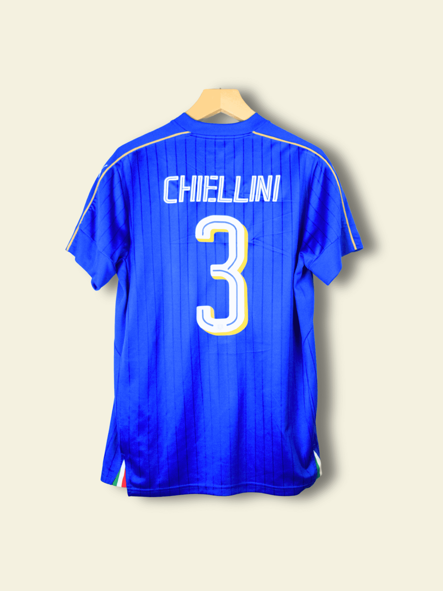 2016 Italy Home - Giorgio Chiellini #3 Large - Image 2