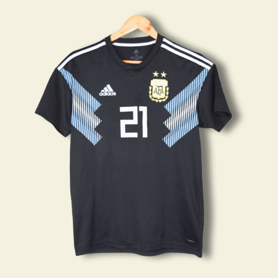 2018 Argentina Away - Paulo Dybala #21 Medium CD8565 Adidas