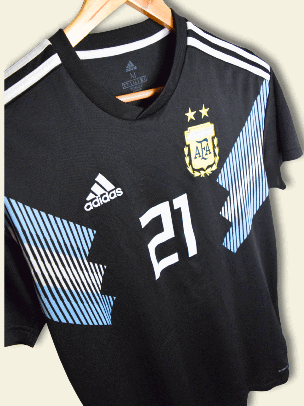 2018 Argentina Away - Paulo Dybala #21 Medium CD8565 Adidas
