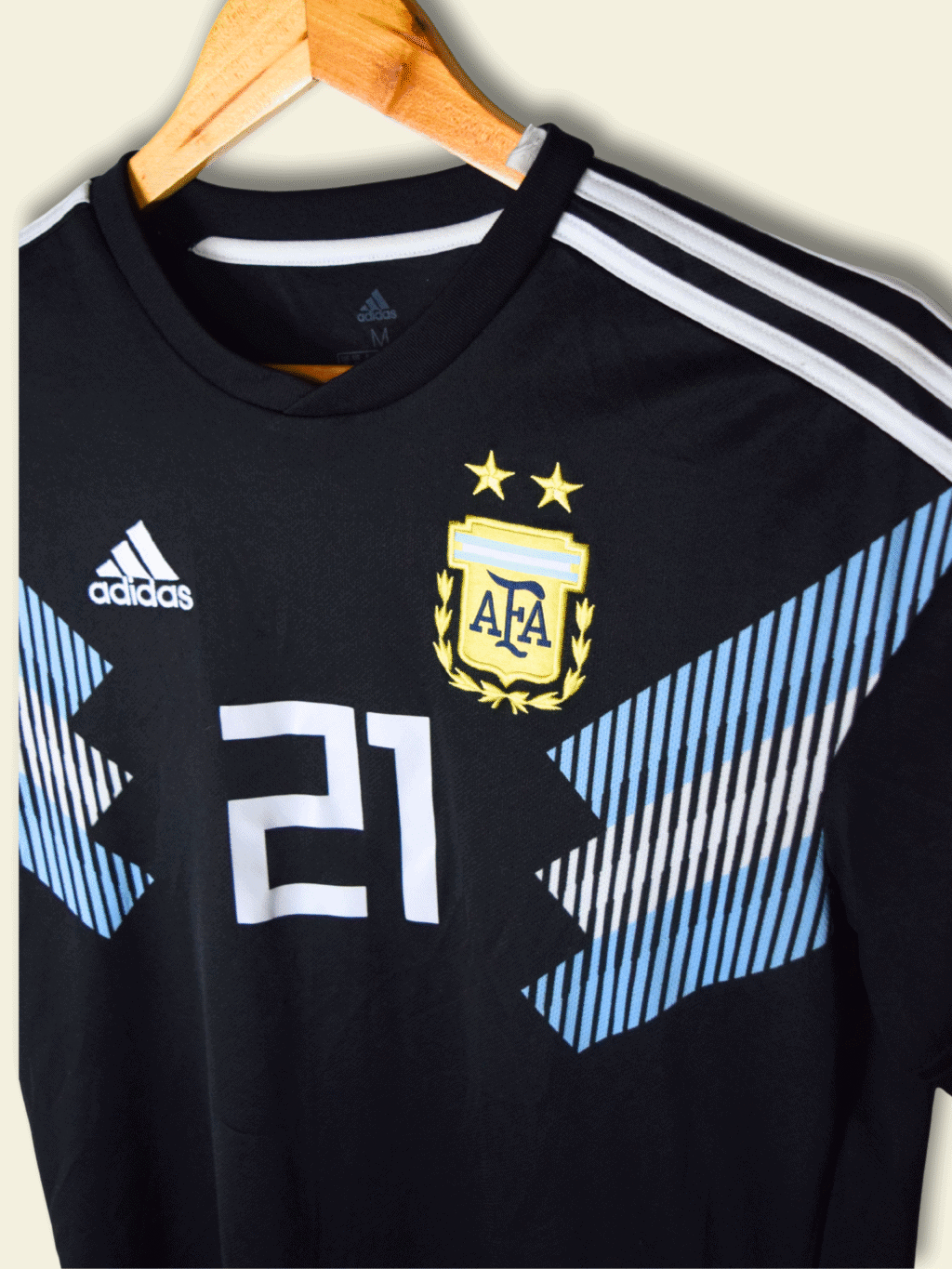 2018 Argentina Away - Paulo Dybala #21 Medium CD8565 Adidas