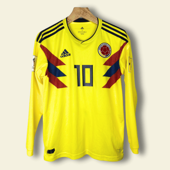2018 Colombia Home - James Rodriguez #10 Small CW1526 Adidas