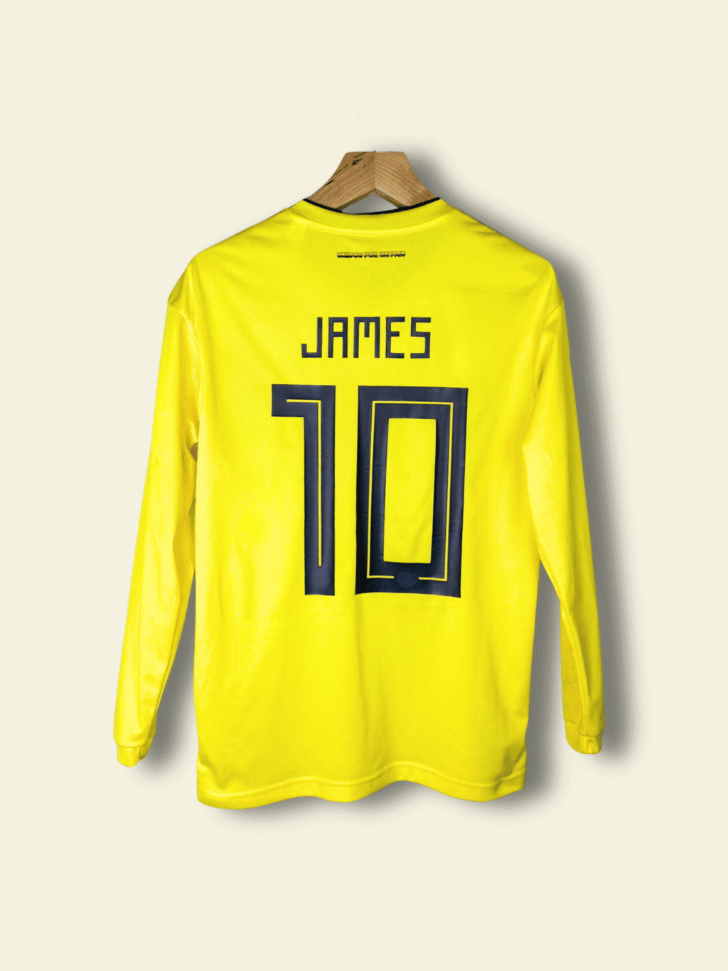 2018 Colombia Home - James Rodriguez #10 Small CW1526 Adidas
