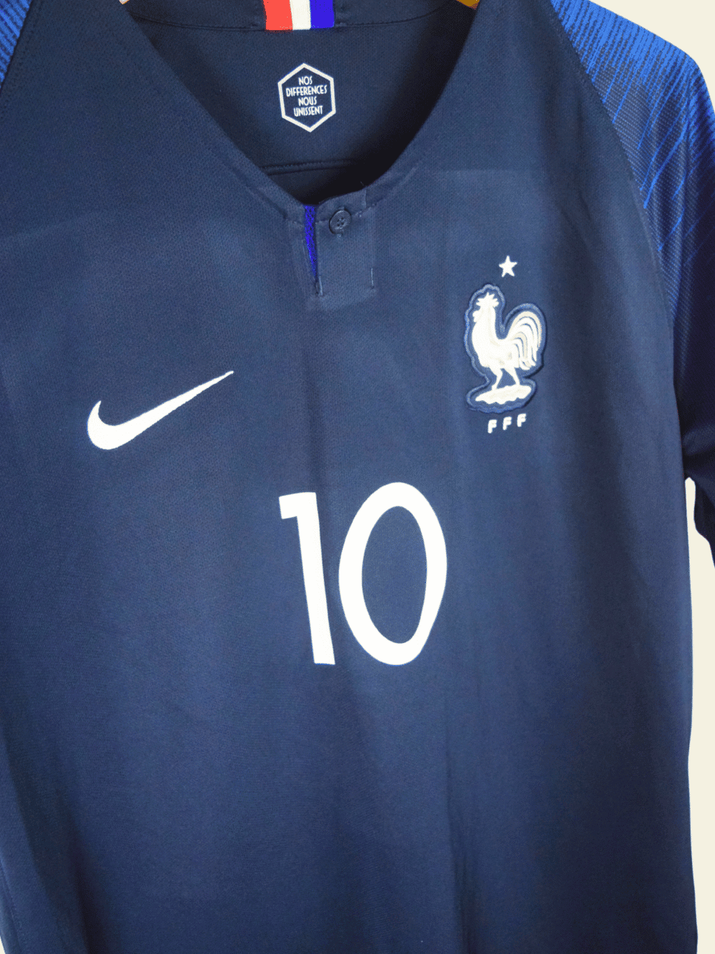 2018 France Home - Kylian Mbappe #7 Large 893872-451 Nike