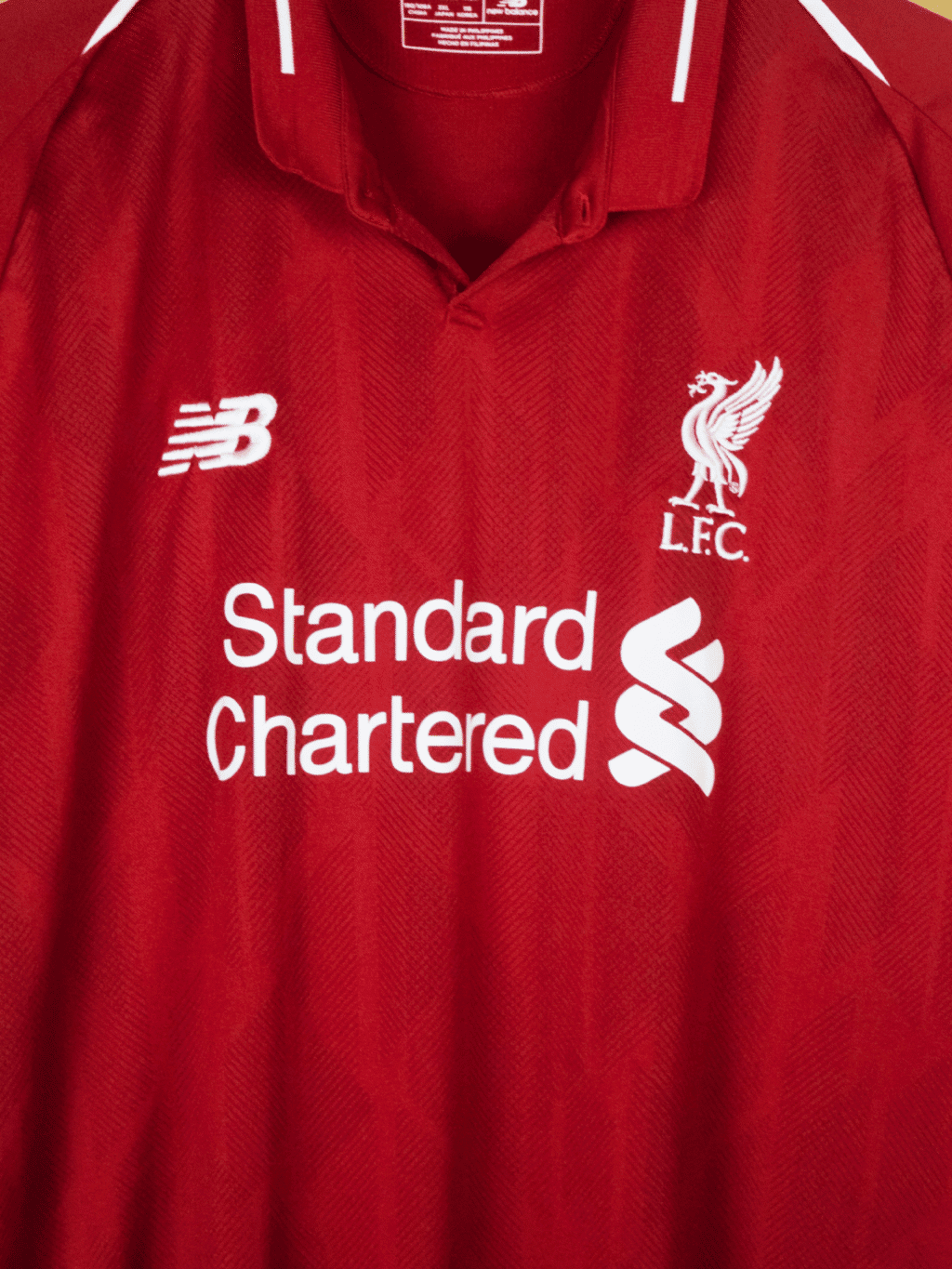 2018 Liverpool Home - Virgil Van Dijk #4 XXL MT930000 New Balance