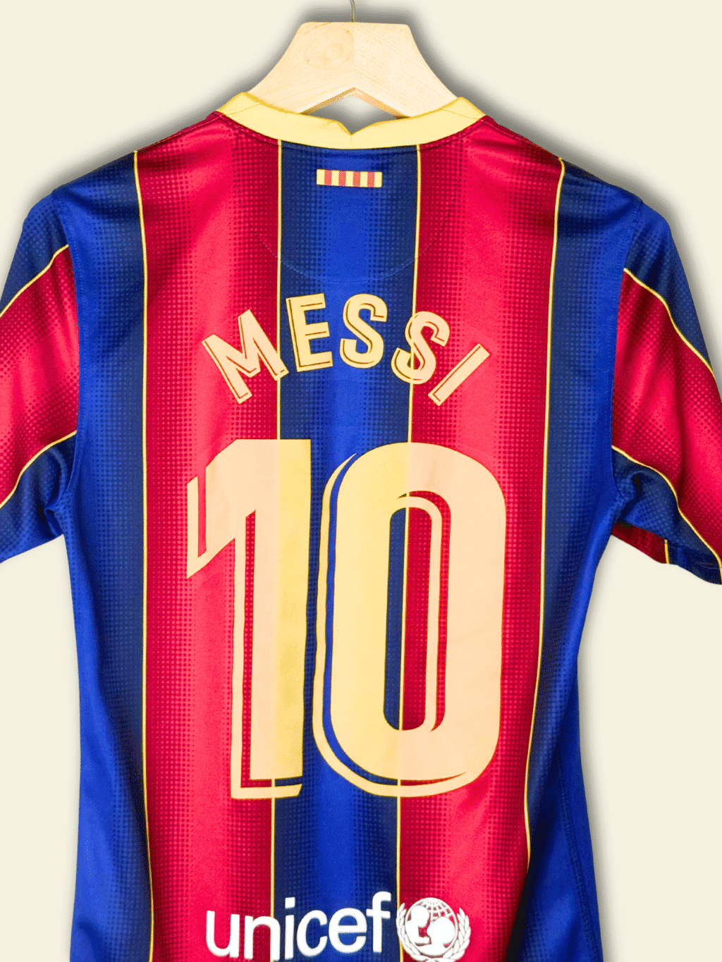 2020 Barcelona Home - Lionel Messi #10 Small CD4232-456S Nike