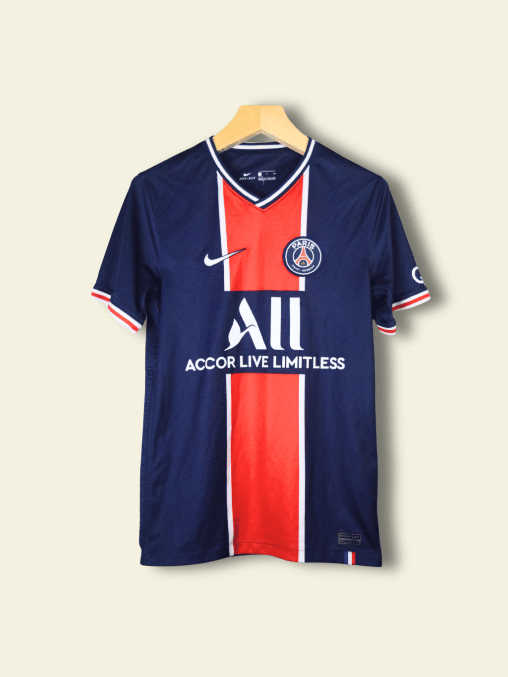 2020 PSG Home - Kylian Mbappe #7 Small CD4242-411 Nike