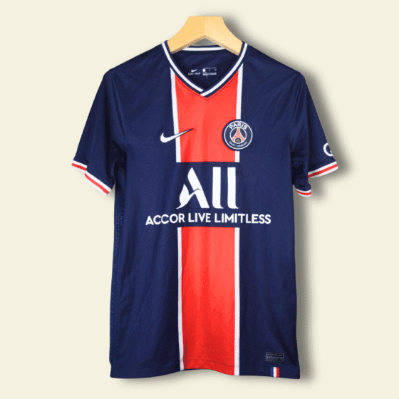 2020 PSG Home - Kylian Mbappe #7 Small CD4242-411 Nike