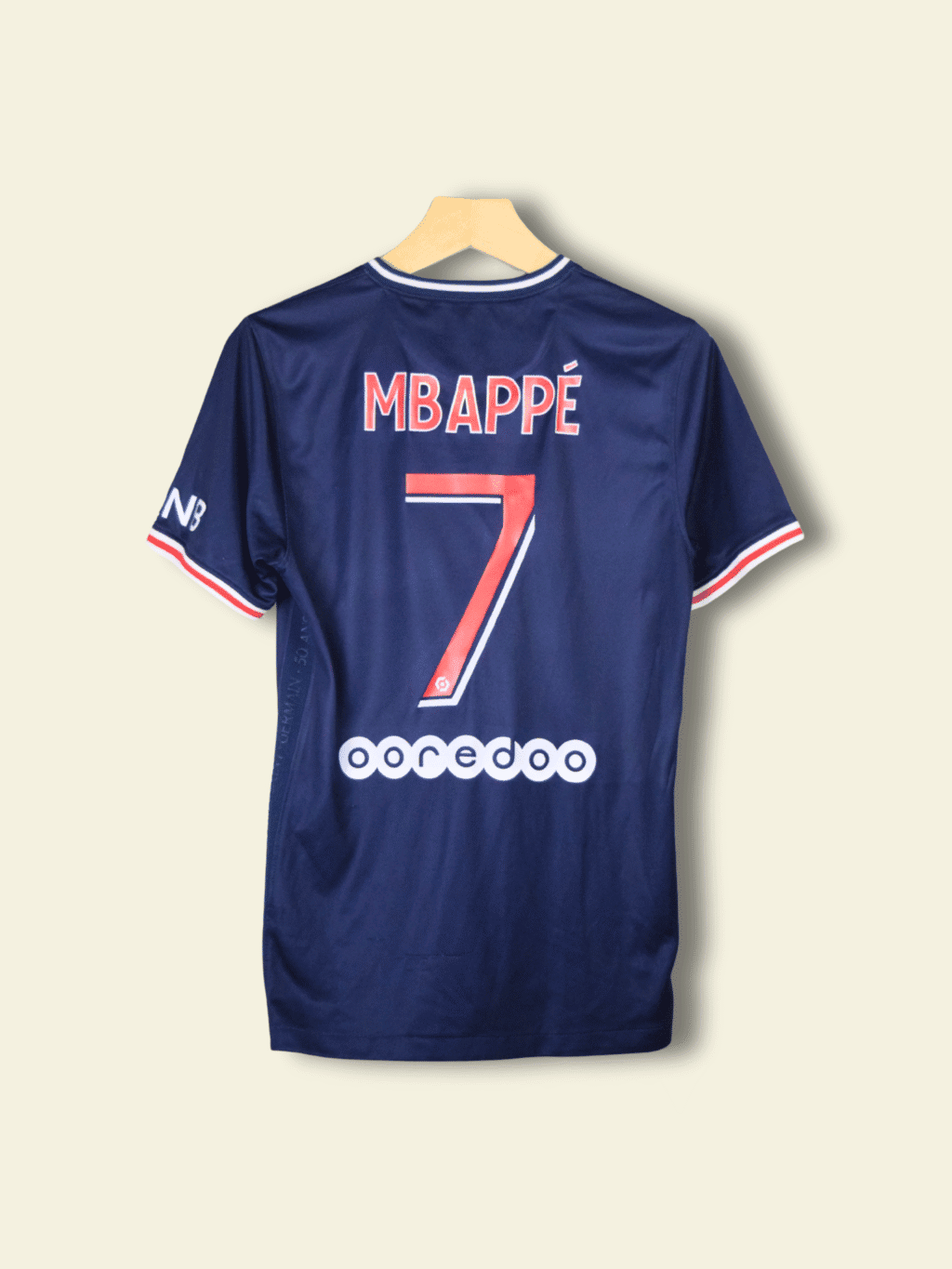 2020 PSG Home - Kylian Mbappe #7 Small CD4242-411 Nike