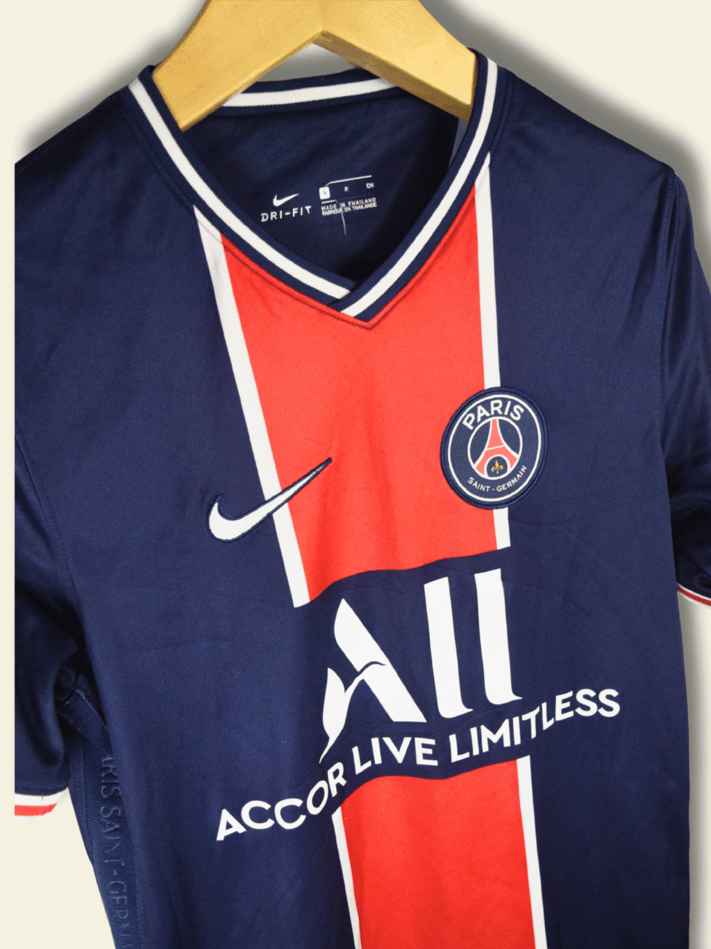 2020 PSG Home - Kylian Mbappe #7 Small CD4242-411 Nike