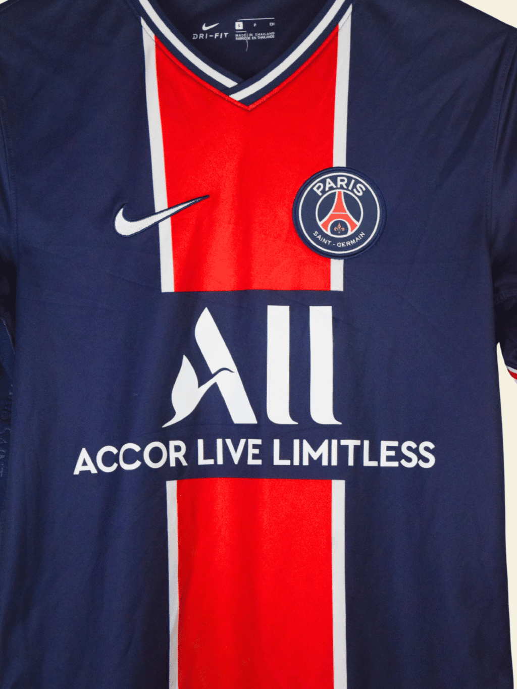 2020 PSG Home - Kylian Mbappe #7 Small CD4242-411 Nike