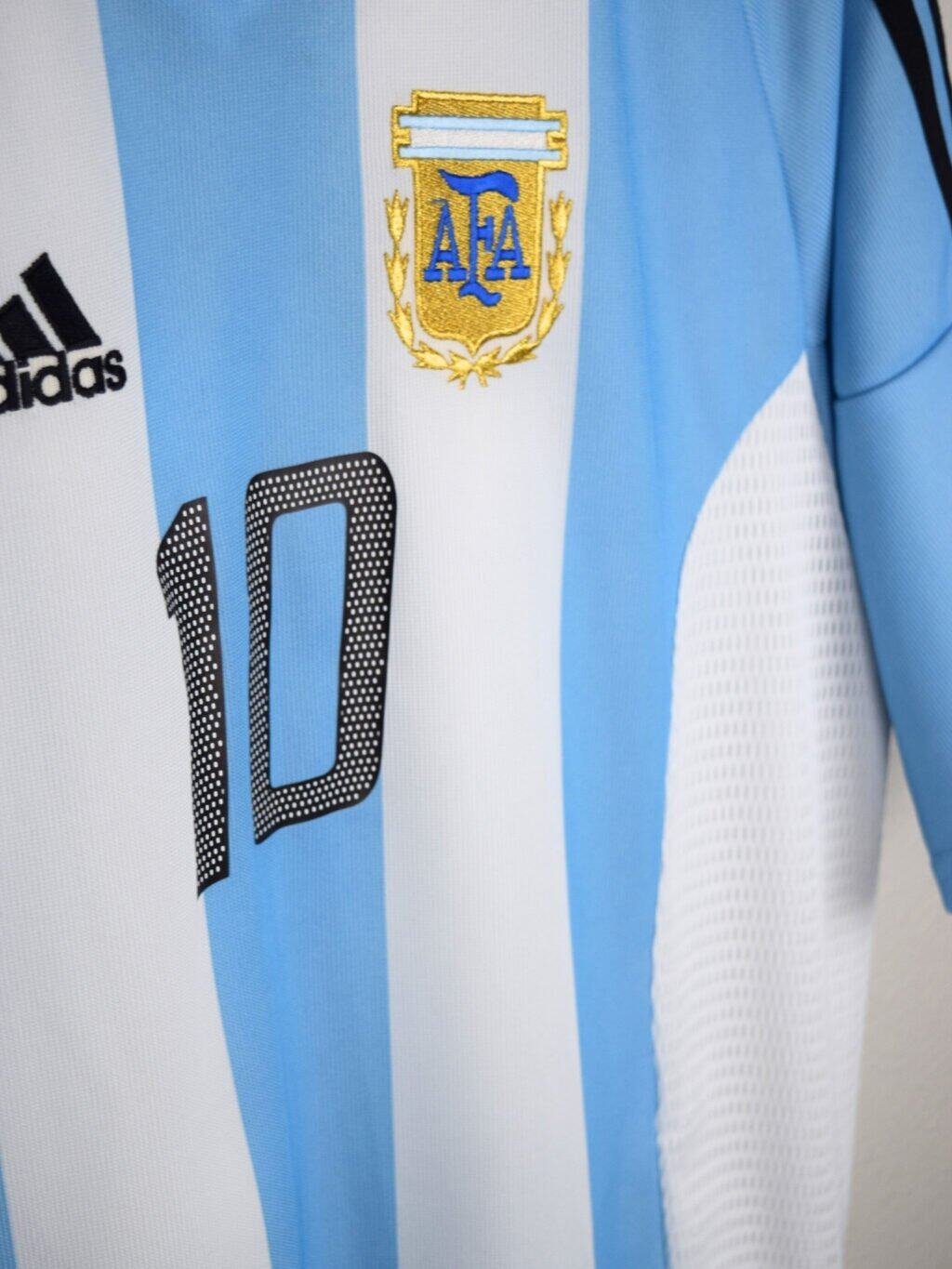 2002 Argentina Home -  Ariel Ortega #10 XL 167309 Adidas