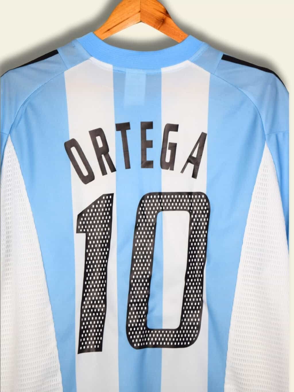 2002 Argentina Home -  Ariel Ortega #10 XL 167309 Adidas