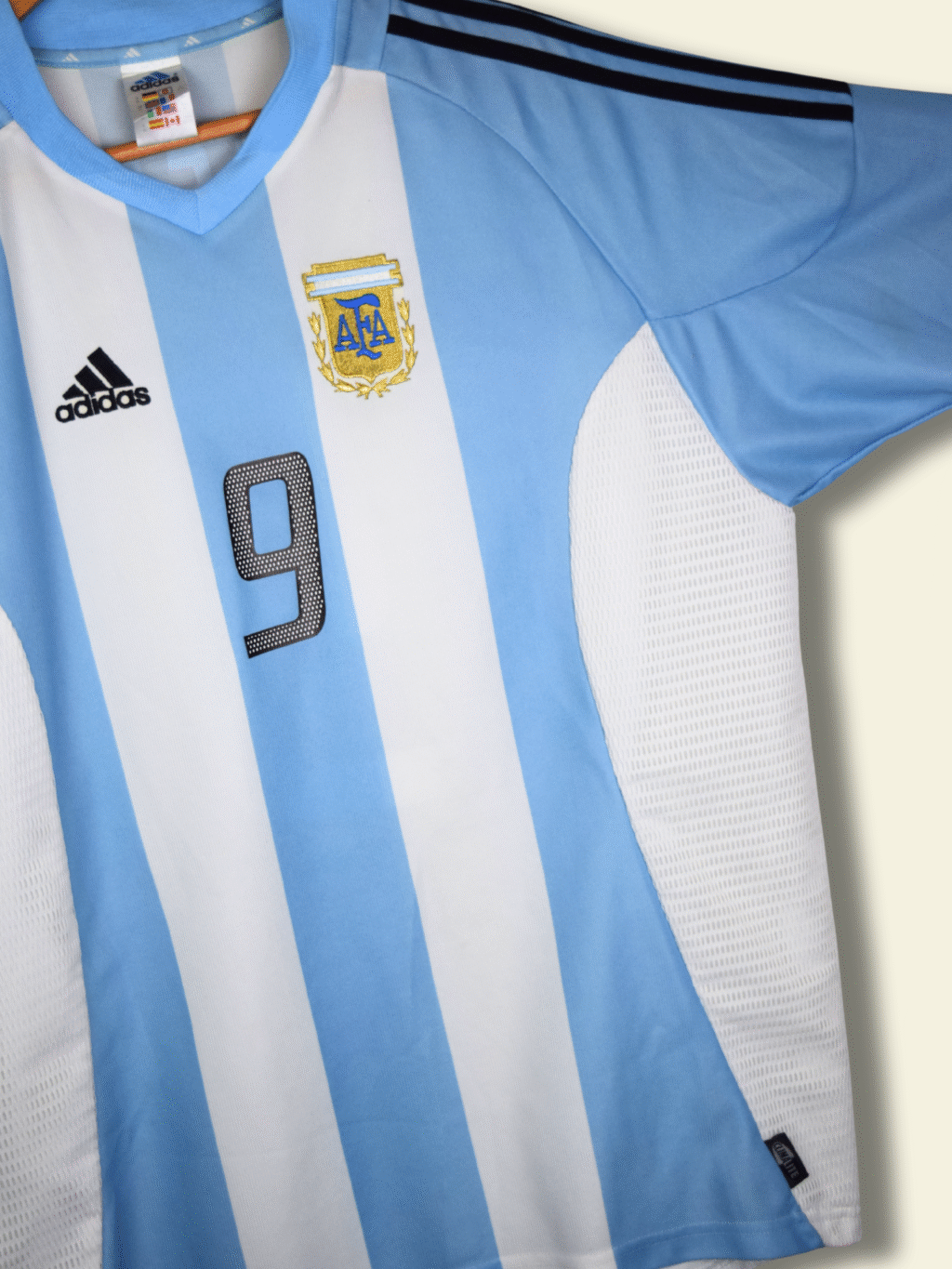 2002 Argentina Home - Gabriel Batistuta #9 XL 167309 Adidas