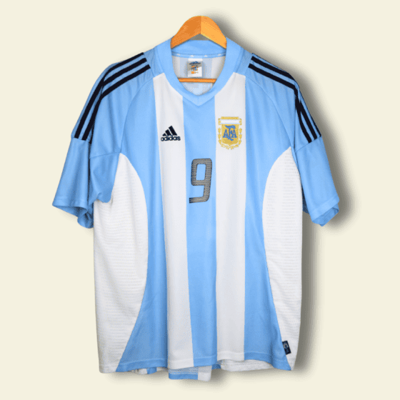 2002 Argentina Home - Gabriel Batistuta #9 XL
