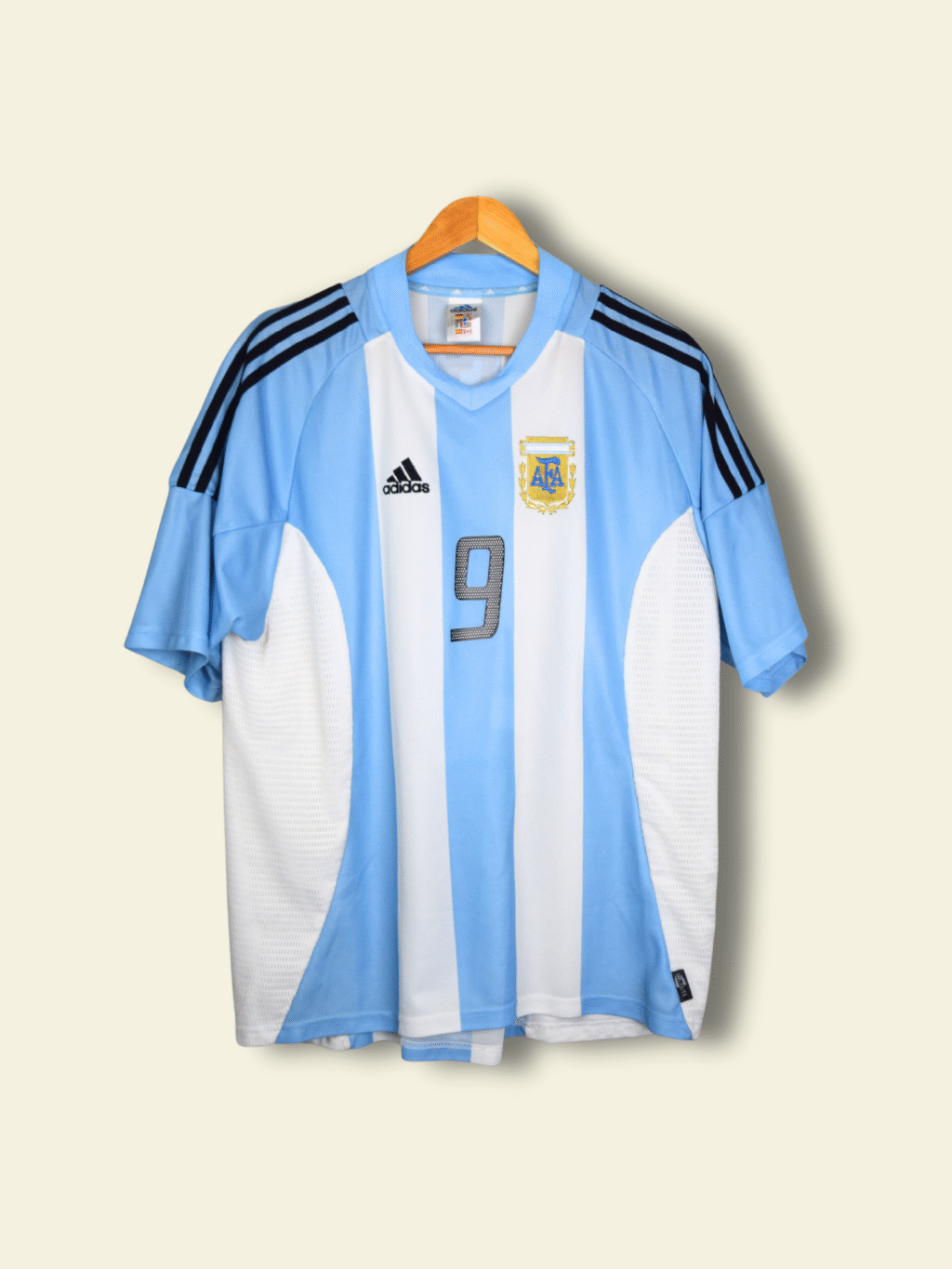 2002 Argentina Home - Gabriel Batistuta #9 XL 167309 Adidas