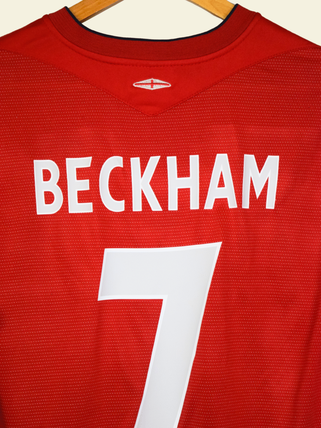 2004 England Away - David Beckham #7 XL no-mpn